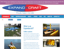 Tablet Screenshot of expandacraft.com